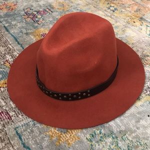 Wide brimmed Fedora